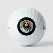 Gepersonaliseerd Jouw tekst Monogram Uw Afbeelding Golfballen (Voorkant)