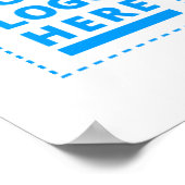 Gepersonaliseerd Jouw tekst- of Logo-Banner Poster (Hoek)
