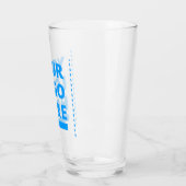 Gepersonaliseerd Jouw tekst of Logo hier 2-inch vi Glas (Links)