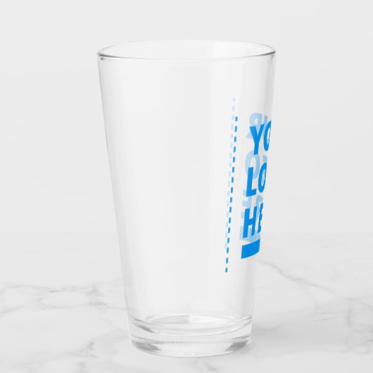 Gepersonaliseerd Jouw tekst of Logo hier 2-inch vi Glas (Rechts)