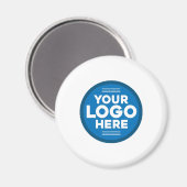 Gepersonaliseerd Jouw tekst of Logo hier 2-inch vi Magneet (Voorkant / Achterkant)