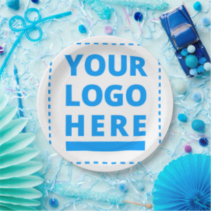 Gepersonaliseerd Jouw tekst of Logo hier 2-inch vi Papieren Bordje