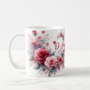 Gepersonaliseerd Jubileum cadeau met Harten Koffiemok