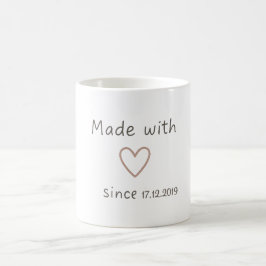 Gepersonaliseerd Jubileum cadeau voor koppels Koffiemok