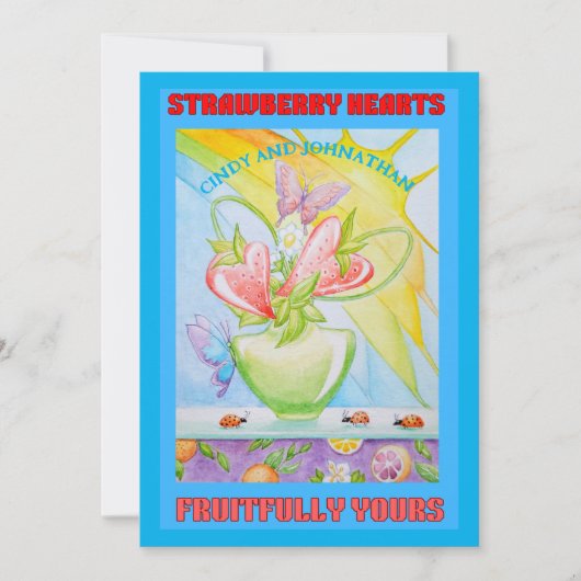 Gepersonaliseerd Jubileum Flat Holiday Kaart (Voorkant)