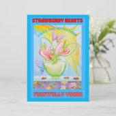 Gepersonaliseerd Jubileum Flat Holiday Kaart (Staand voorkant)