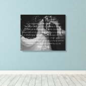 Gepersonaliseerd Jubileum Foto's en Woten Canvas Afdruk (Insitu (Houten vloer))