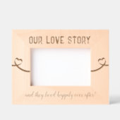 Gepersonaliseerd Jubileum Ons liefdesverhaal Gegraveerde Lijstjes (Voorkant)