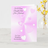 Gepersonaliseerd Jubileum voor Dochter Kaart (Gele Bloem)