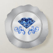 Gepersonaliseerd Jubileum voor weddenschappen op b Rond Kussen (Achterkant)