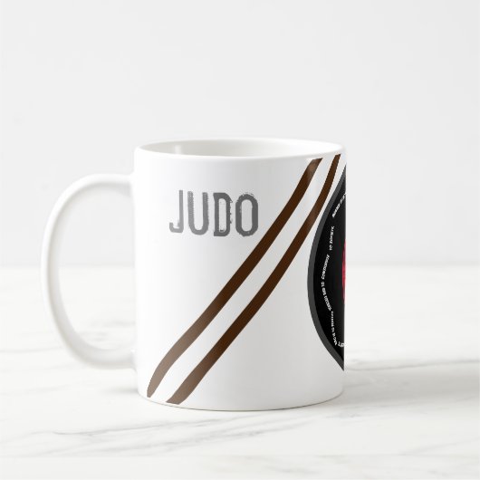 Gepersonaliseerd Judo Koffiemok (Links)