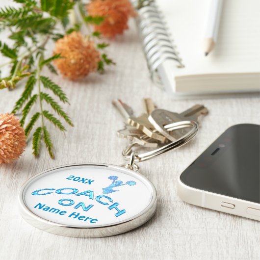 Gepersonaliseerd juich de Ideeën van de Giften van Sleutelhanger (Zijkant)