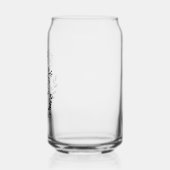 Gepersonaliseerd juli Geboorte Maand Bloem Waterle Blikvorm Glas (Links)