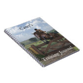 Gepersonaliseerd Jumping Horse Notitieboek (Rechterzijde)