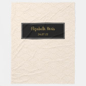 Gepersonaliseerd JW Baptism Gifts Fleece Deken (Voorkant)