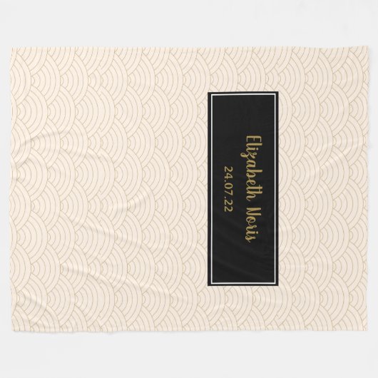 Gepersonaliseerd JW Baptism Gifts Fleece Deken (Voorkant (Horizontaal))