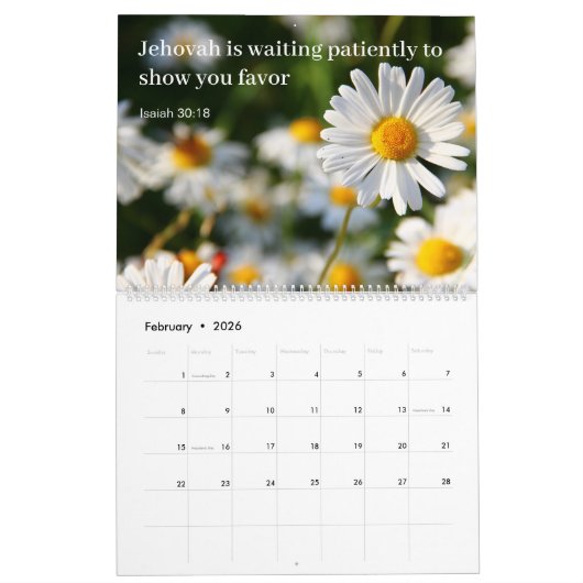 Gepersonaliseerd JW geschenken voor JW pionier Kalender (Feb 2026)