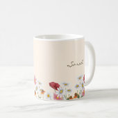 Gepersonaliseerd JW-jaartekst 2022 - Mok vogelbloe (Voorkant rechts)