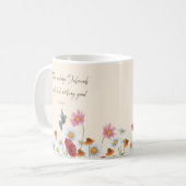 Gepersonaliseerd JW-jaartekst 2022 - Mok vogelbloe (Voorkant links)