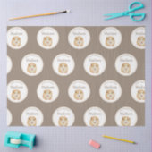Gepersonaliseerd kaarshamster Pattern Birthday Par Tissuepapier (Craft)