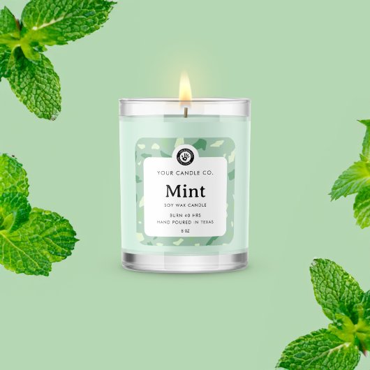 Gepersonaliseerd Kaarslabel - Aanpasbare Sticker