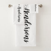 Gepersonaliseerd kaartgeschenk voor badkuipen bad handdoek (Insitu)