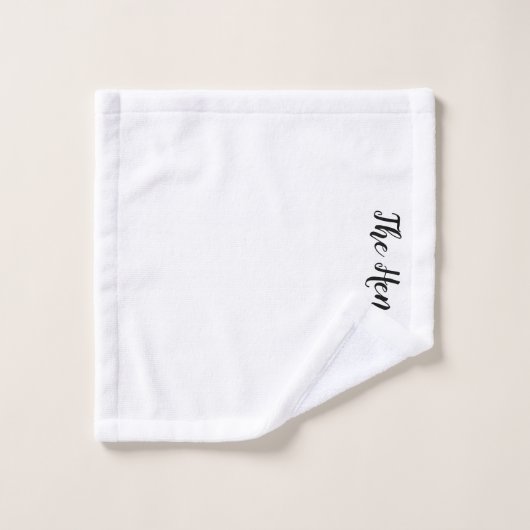 Gepersonaliseerd kaartgeschenk voor badkuipen bad handdoek (Wasdoekje)