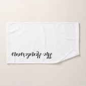 Gepersonaliseerd kaartgeschenk voor badkuipen bad handdoek (Handdoek)