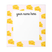 Gepersonaliseerd kaasNotitieblok Notitieblok (Voorkant)