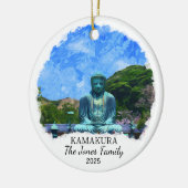 Gepersonaliseerd Kamakura Ornament, Japan Keramisch Ornament (Links)