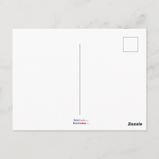 Gepersonaliseerd Kamala Harris Briefkaart (Achterkant)