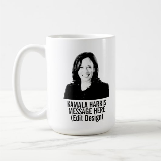 Gepersonaliseerd Kamala Harris Koffiemok (Links)