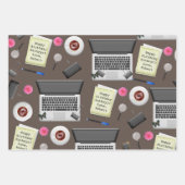 Gepersonaliseerd Kantoor multi-occasionaal Inpakpapier Vel (Voorkant 3)