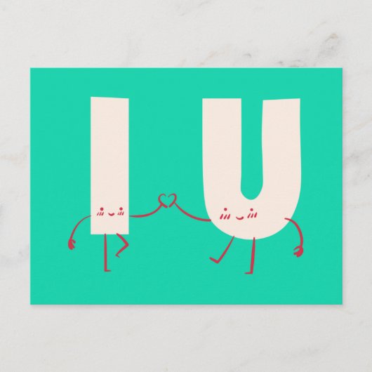 Gepersonaliseerd - Karakterverbindingen Briefkaart (Voorkant)