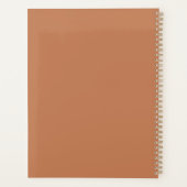 Gepersonaliseerd karamel Notitieboek | Aangepaste  (Achterkant)