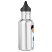 Gepersonaliseerd Karate Girl Waterfles (Links)