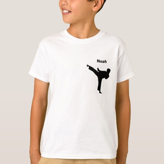Gepersonaliseerd Karate Shirt (Voorkant)