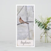 Gepersonaliseerd kardinaal reus Bladwijzer (Staand voorkant)