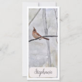 Gepersonaliseerd kardinaal reus Bladwijzer (Voorkant)