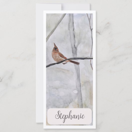 Gepersonaliseerd kardinaal reus Bladwijzer (Voorkant)