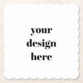 Gepersonaliseerd Kartonnen Onderzetters (Voorkant)