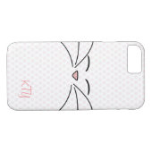 Gepersonaliseerd Kat gezicht Case-Mate iPhone Case (Achterkant (Horizontaal))