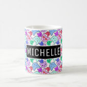 Gepersonaliseerd Kat Kawaii Koffiemok (Center)