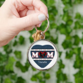 Gepersonaliseerd kat mam Kat Love Heart Sleutelhanger (Hand)