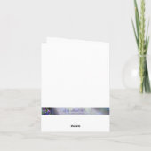 Gepersonaliseerd Kat met opgerold Wenskaart Feestdagen Kaart (Achterkant)