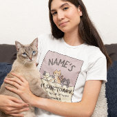Gepersonaliseerd kattenasiel t-shirt