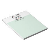 Gepersonaliseerd Kawaii Animal - Panda Notitieblok (Schuin)