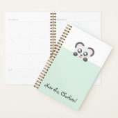 Gepersonaliseerd Kawaii Animal - Panda Planner (Display)