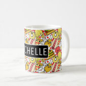 Gepersonaliseerd Kawaii Food Koffiemok (Voorkant rechts)