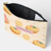 Gepersonaliseerd Kawaii Lemon Tart Patroon Etui (Open)